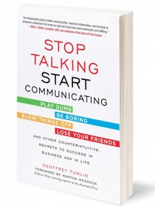 Stop talking start communicating