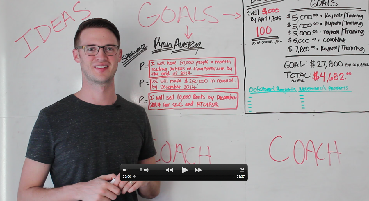 VIDEO: How to Use a Whiteboard to Accomplish Your Goals
