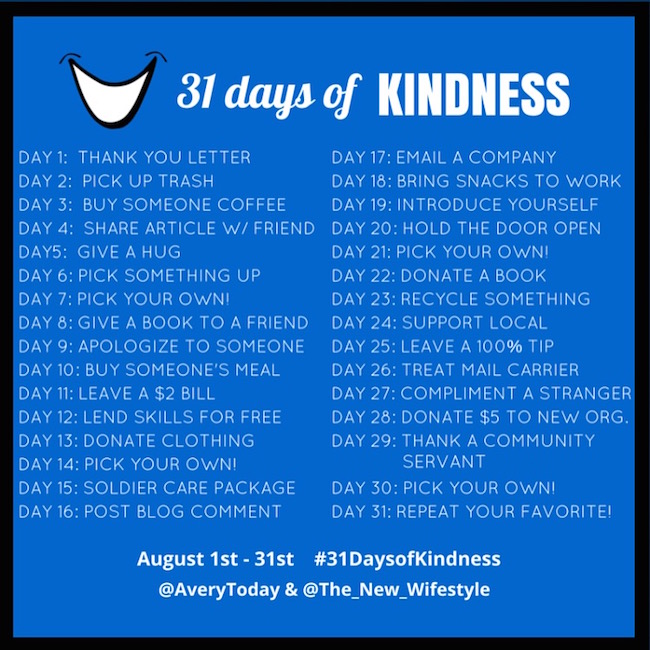 31 Days of Kindness